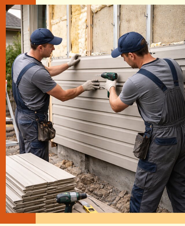 Монтаж сайдинга после утепления в Наро-Фоминске качественно и надежно